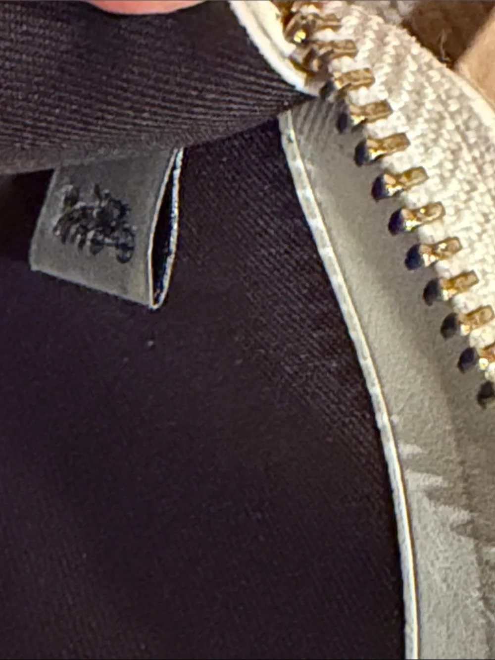 Coach Beige and Chalk Signature Continental Wallet